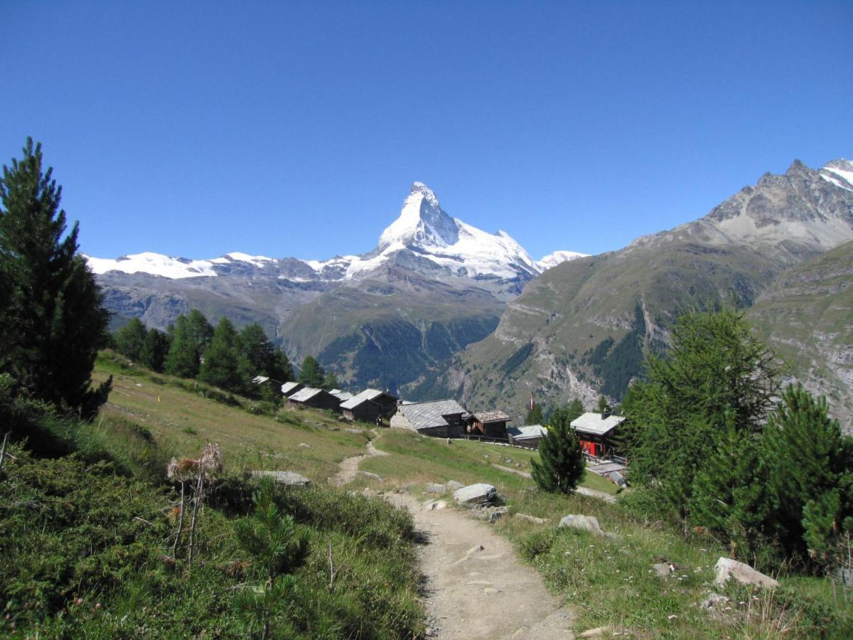 Apartment Chalet Dossen Zermatt Exteriör bild